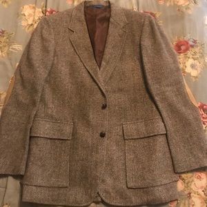 Vintage Pendleton Herringbone Tweed Sport Coat 44R